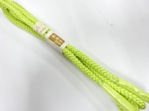 未使用品　正絹　手組帯締め
